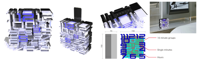 Illustration for article titled Tokyoflash Concept Clocks Look Like Fun But Make My Brain Hurt